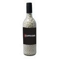 Candy Filled Glass Wine Bottle w/ Signature Peppermints
